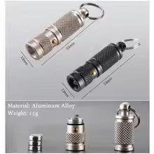 Portable Mini Emergency Keychain Light Aluminum Alloy LED Light EDC Tool Survival Light Outdoor Survival