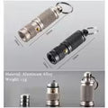Portable Mini Emergency Keychain Light Aluminum Alloy LED Light EDC Tool Survival Light Outdoor Survival